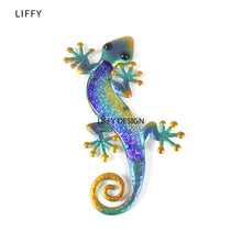 Load image into Gallery viewer, Metal Gecko Wall Decor