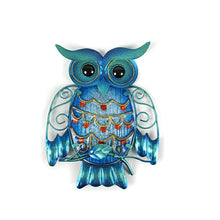 Load image into Gallery viewer, Metal Owl Wall Animal Miniatures